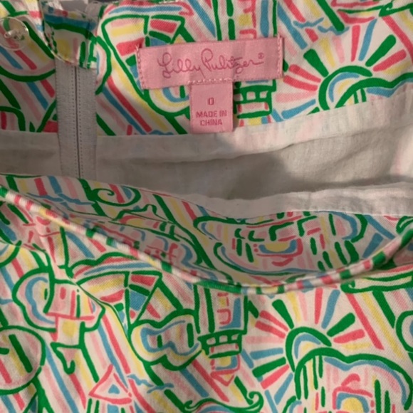 🌸🦋💙LILY PULITZER SKIRT LIGHTHOUSE 🦋💙🌸 - Picture 3 of 3
